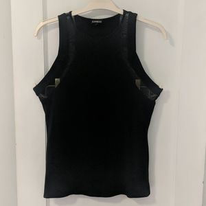 Express high neck tank top